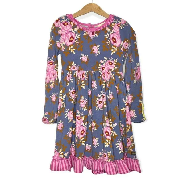green emerald velvet dress Prairie Petals Lap Dress 5T main image 0